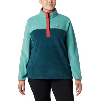 Columbia Benton Springs Half Snap Plus Size, Pullover Cobra Para Mujer | 785261-FIW